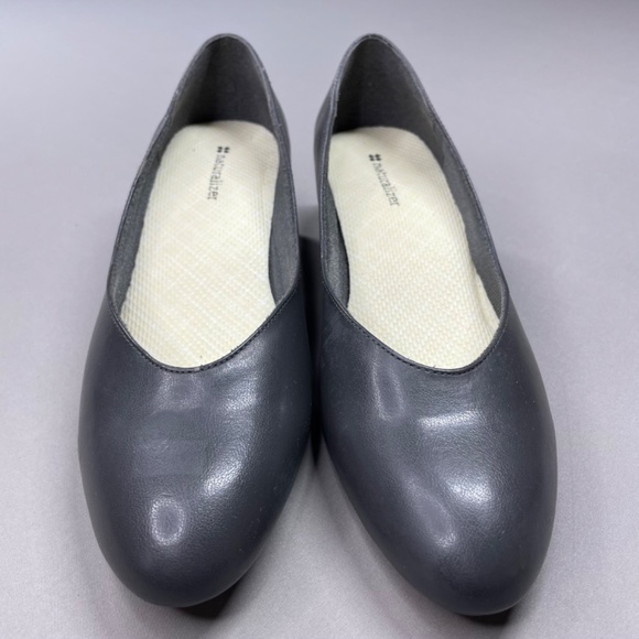 NEW Naturalizer Heels Womens 9 gray faux leather kitten pump classic slip on - Picture 4 of 14